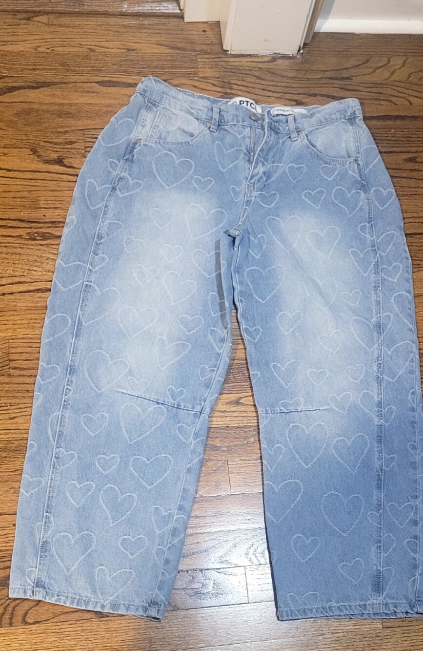 5 For $25 Barrel Leg Light Wash Denim Jeans